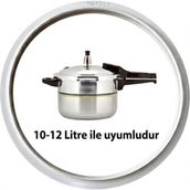 MFS Termo ve Özay Uyumlu Düdüklü Tencere Kapak Lastiği Conta ( 10-12 Litre Için ) Silikon Malzeme Kokusuz