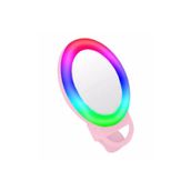 Mi7a Şarjlı Aynalı Rgb Renkli Ring Light Selfie Işığı