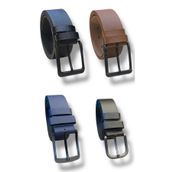 Mia Belt Erkek Kemer Kot ve Kanvasa Uygun 4'lü Paket Siyah-Taba-Kahve-Lacivert En: 4 cm