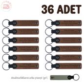 MiaWiki 36'lı Hatıra Anahtarlık Seti Hentbol Kulüpleri, 36'lı Set, MH-KAN8545X36, Kahverengi & Gri, üniseks-yetişkin