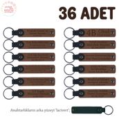 MiaWiki 36'lı Hatıra Anahtarlık Seti Hentbol Kulüpleri, Standart, MH-KAN8512X36, Kahverengi & Lacivert, üniseks-yetişkin
