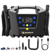 Michelin MC34259 11.1Volt/2.5Ah.120PSI Ayarlanabilir Dijital Basınç Göstergeli Şarjlı Lastik&amp;Yatak Şişirme Pompası