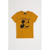Mickey Mouse D4797-2 Altın Erkek Çocuk T-Shirt