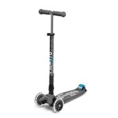 Micro Maxi Deluxe Katlanabilir LED Volcano Gri 3 Tekerlekli Scooter
