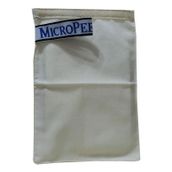 Micro Peel İpek Yağlı Cilt İçin Beyaz 16x24 cm Banyo Kesesi