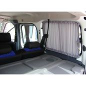 Micro-Sun GRİ FORD Connect 2001-2014 ARKA TEK KAPI YAN ÇİFT SÜRGÜLÜ Raylı Oto Perde 5 Cam 560004