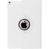 Microcase Apple iPad 2017 9.7 360 Döner Standlı Pu Deri Kılıf Beyaz