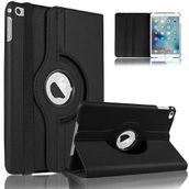 Microcase Apple İpad Air 360 Döner Standlı Deri Kılıf Siyah