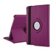 Microsonic 360 Rotating Stand Deri iPad 5 Air Mor Kılıf