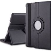 Microsonic 360 Rotating Stand Deri iPad 5 Siyah Kılıf