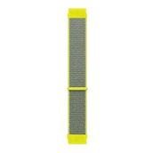 Microsonic Amazfit GTR 2E 47 mm Woven Sport Loop Sarı Hasırlı Kordon