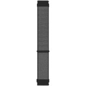 Microsonic Amazfit GTR 2E 47 mm Woven Sport Loop Siyah Hasırlı Kordon