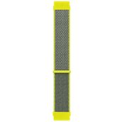 Microsonic Amazfit GTS 2 Mini 40 mm Woven Sport Loop Sarı Hasırlı Kordon