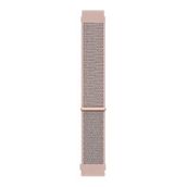 Microsonic Amazfit GTS 2E Uyumlu 42 mm Hasırlı Woven Sport Loop Rose Gold Kordon
