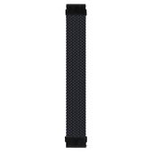 Microsonic Amazfit GTS 4 Mini Braided Solo Loop Band Siyah 155 mm Medium Kordon