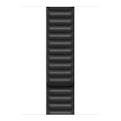 Microsonic Apple Watch Series 3 Leather Link Band Siyah 38 mm Kordon