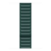 Microsonic Apple Watch Series 4 40 mm Leather Link Band Koyu Yeşil Uyumlu Kordon