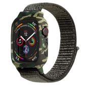 Microsonic Apple Watch Series 5 40 mm Camouflage Armor Pro Koyu Yeşil Kordon