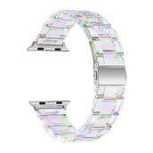 Microsonic Apple Watch Series 6 40 mm Stainless Transparent Clear Çok Renkli Kordon