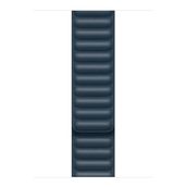 Microsonic Apple Watch Series 8 41 mm Lacivert Leather Link Band Kordon