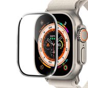 Microsonic Apple Watch Ultra V2 Gümüş Tam Kaplayan Cam Ekran Koruyucu