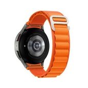 Microsonic Huawei Watch GT 3 42 mm için Alpine Loop Turuncu Kordon