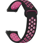 Microsonic Huawei Watch GT 3 SE Rainbow Gently Band Siyah Pembe Kordon