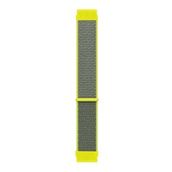 Microsonic Huawei Watch GT2 Pro Hasırlı Woven Sport Loop Sarı Kordon