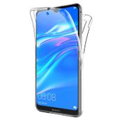 Microsonic Huawei Y7 2019 6 Tarafı Tam Full Koruma 360 Clear Soft Şeffaf Kılıf