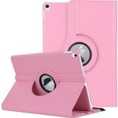 Microsonic iPad Pro 10.5 360 Dönerli Stand Deri Pembe Kılıf