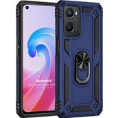Microsonic Oppo A96 Military Ring Holder Lacivert Kılıf