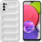 Microsonic Samsung Galaxy A03S Oslo Prime Beyaz Kılıf