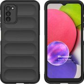 Microsonic Samsung Galaxy A03S Oslo Prime Siyah Kılıf