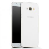 Microsonic Samsung Galaxy A8 Transparent Soft Beyaz Kılıf