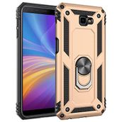 Microsonic Samsung Galaxy J4 Core Military Ring Holder Gold Kılıf