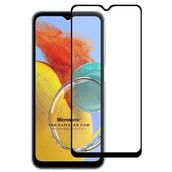 Microsonic Samsung Galaxy M14 Tam Kaplayan Temperli Siyah Cam Ekran Koruyucu