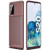 Microsonic Samsung Galaxy S20 Legion Series Kahverengi Cep Telefonu Kılıf