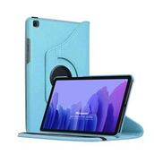 Microsonic Samsung Galaxy Tab A7 T500 Mavi 360 Rotating Stand Deri Tablet Kılıfı