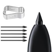 Microsonic Samsung Galaxy Tab S10 Ultra X920 Pencil Uçları 5`li Paket Siyah [Galaxy Tab S10 Ultra X920 ile Uyumlu Dokunmatik Kalem Ucu - Siyah]