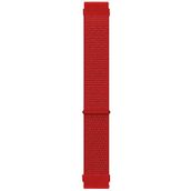 Microsonic Samsung Galaxy Watch 4 40 mm Hasırlı Woven Sport Loop Kırmızı Uyumlu Kordon