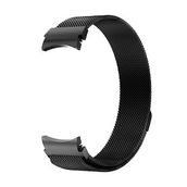 Microsonic Samsung Galaxy Watch 4 40 mm için Milano Loop Siyah Kordon