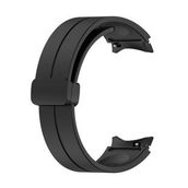 Microsonic Samsung Galaxy Watch 4 Classic 42 mm Ribbon Line Siyah Kordon