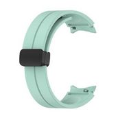 Microsonic Samsung Galaxy Watch 4 Classic 46 mm Ribbon Line Açık Yeşil Kordon