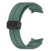 Microsonic Samsung Galaxy Watch 4 Classic 46 mm Ribbon Line Yeşil Kordon