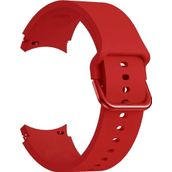 Microsonic Samsung Galaxy Watch 4 Classic 46 mm Solid Silicone Band Kırmızı Kordon