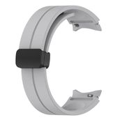 Microsonic Samsung Galaxy Watch 5 44 mm Ribbon Line Gri Kordon