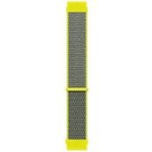 Microsonic Samsung Gear S3 Classic Hasırlı Woven Sport Loop Sarı Kordon