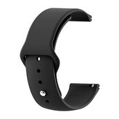 Microsonic Samsung Gear S3 Frontier Silicone Sport Band Siyah Kordon