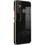 Microsonic Tecno Spark 7 Pro Olive Plated Siyah Kılıf