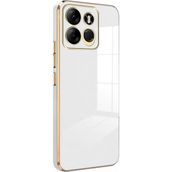Microsonic Tecno Spark Go 2023 Olive Plated Beyaz Kılıf
